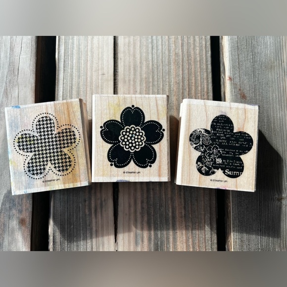 Stampin' Up: Posey Punch 3 stamp set - Picture 1 of 2